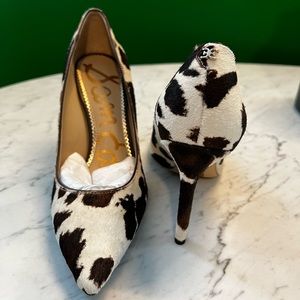 Gorgeous real fur Sam Edelman pumps
